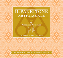 Lade das Bild in den Galerie-Viewer, Panettone Artigianale Albicocca e Cioccolato Fondente 500g