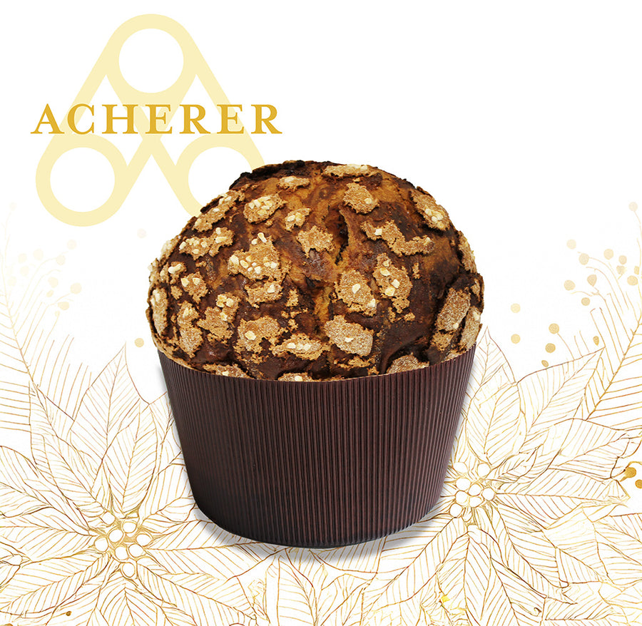 Panettone Artigianale Classico con Cubetti di Arancia e Uvetta