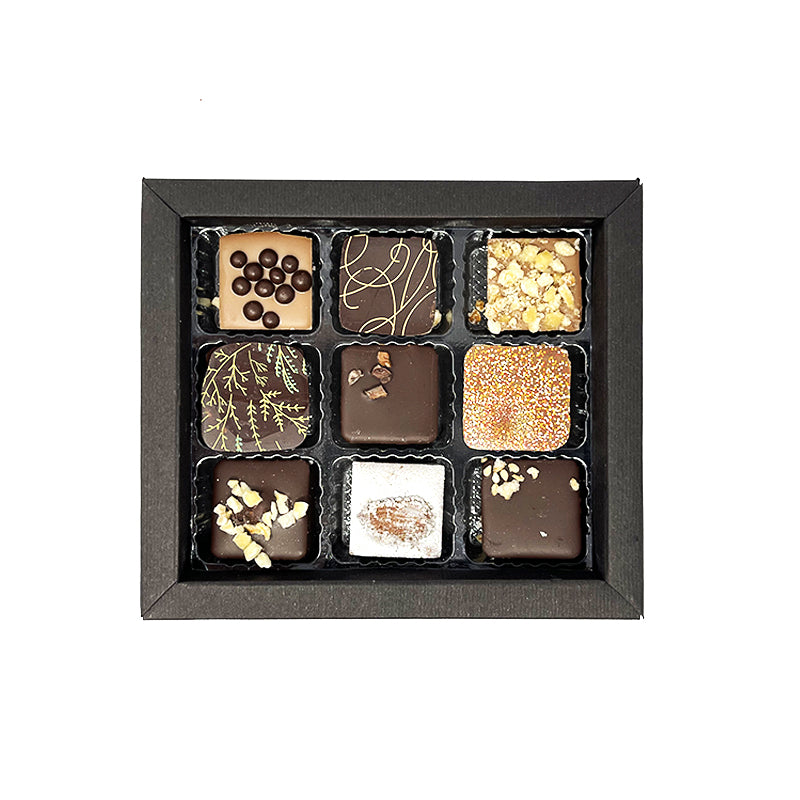 9 Praline assortite selezione Gianduja