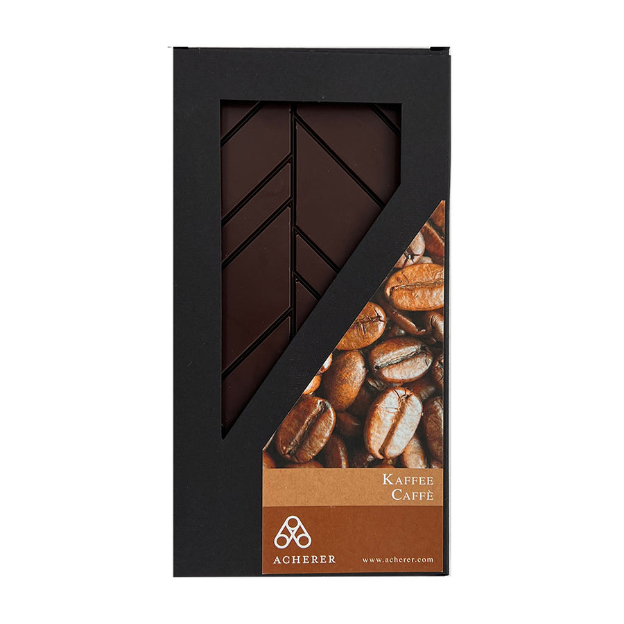 Tavoletta di cioccolato artigianale fondente al caffè